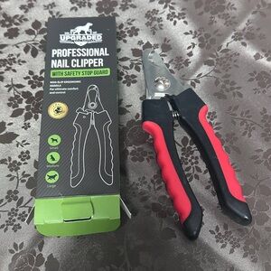 Upgraded Professional Nail Clipper - Black & Red